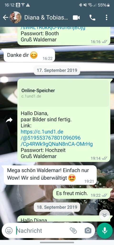 Hochzeit Umkirch bei Freiburg Testimonials